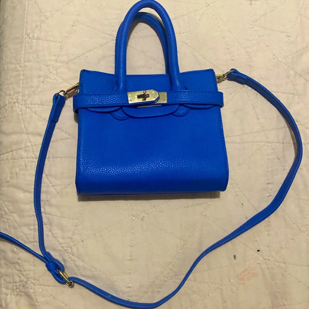 Blue purse